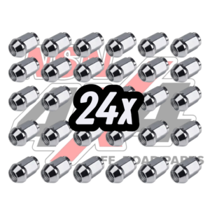 Juego de 24 tuercas conicas para llanta 12x1,25 (llave 19)
